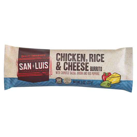 San Luis Chicken, Rice, & Cheese Burrito