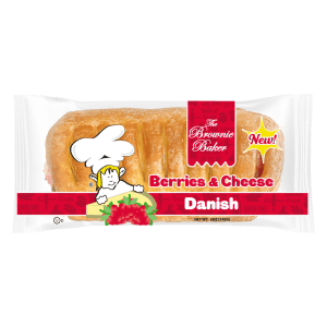 Brownie Baker Berries and Cheese Danish
