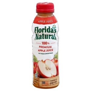 Florida’s Natural 100% Apple Juice 14oz 12ct
